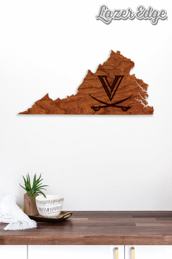 Virginia, University of Wall Hanging V Sabre on State