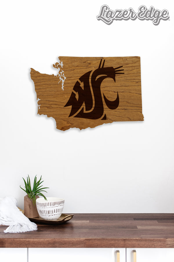 Washington State University Wall Hanging WSU on State