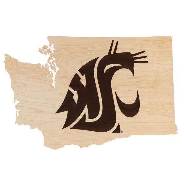 Washington State University Wall Hanging WSU on State