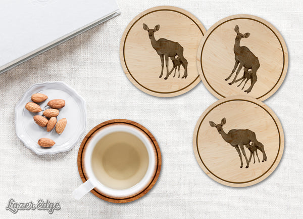 African Animals Coaster Kudu