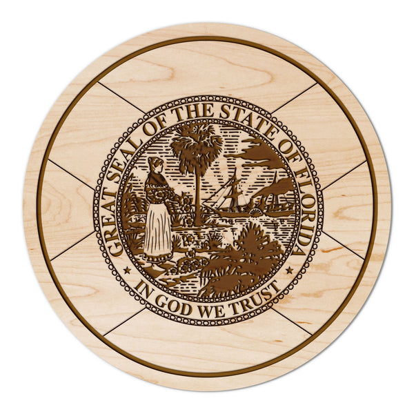 State Flag Coaster Florida