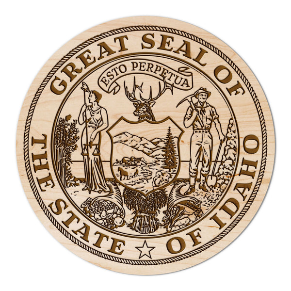 State Flag Coaster Idaho