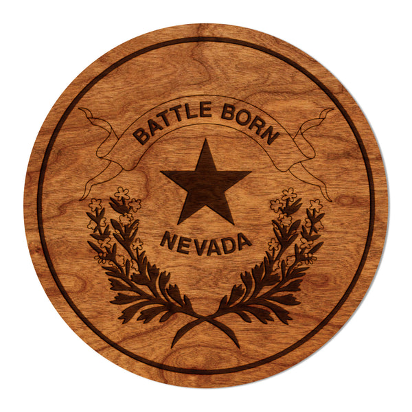 State Flag Coaster Nevada