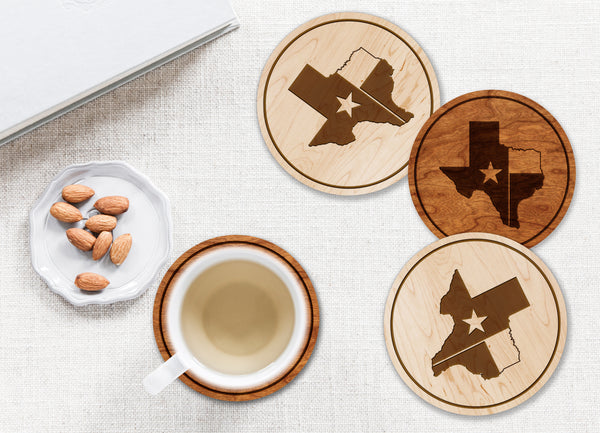 State Flag Coaster Texas