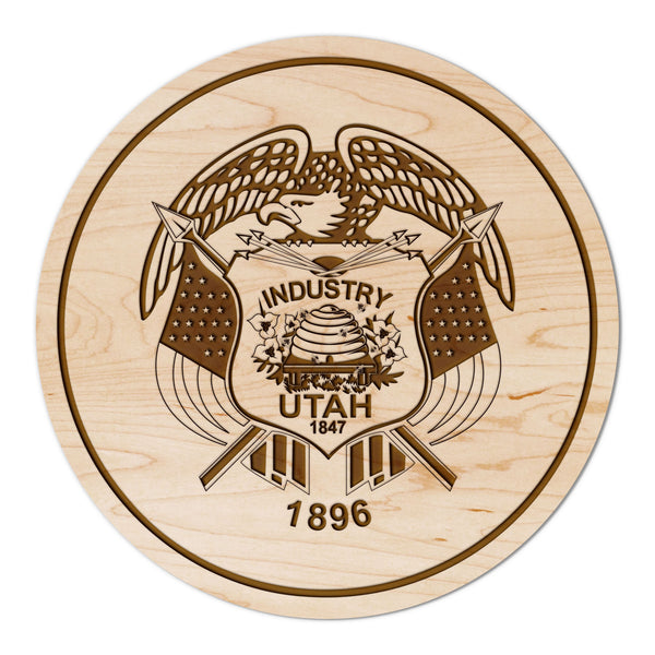 State Flag Coaster Utah