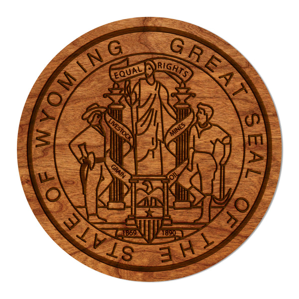 State Flag Coaster Wyoming