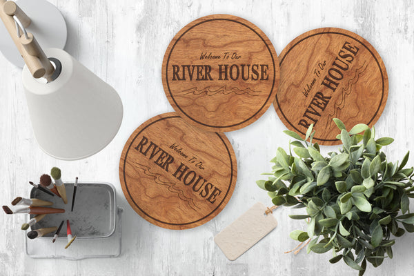 Welcome To Our House Coaster River House