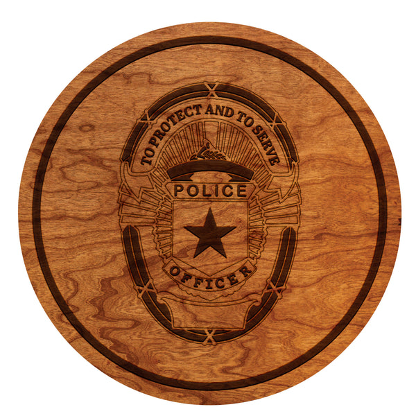 Police Coaster Police Badge