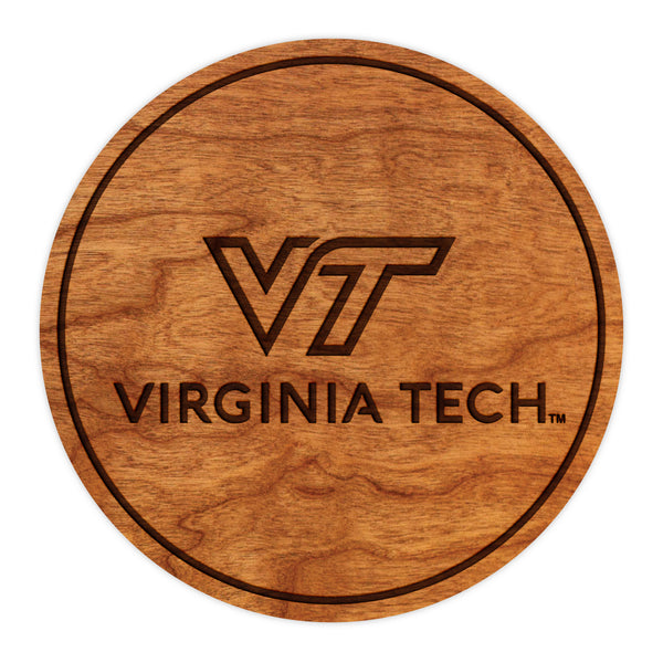 Virginia Tech Coaster Tech Institution Mark