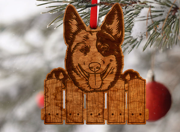 Dog Ornament Blue Heeler