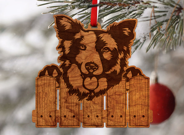 Dog Ornament Border Collie