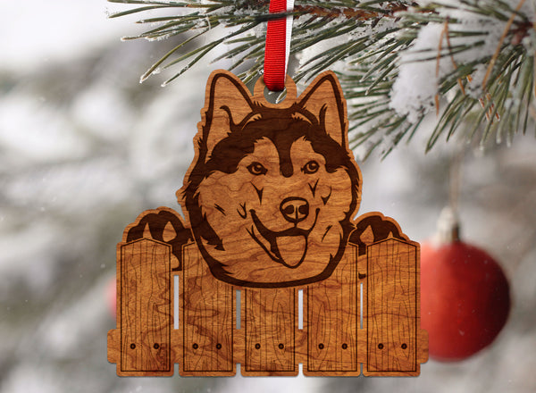 Dog Ornament Siberian Husky