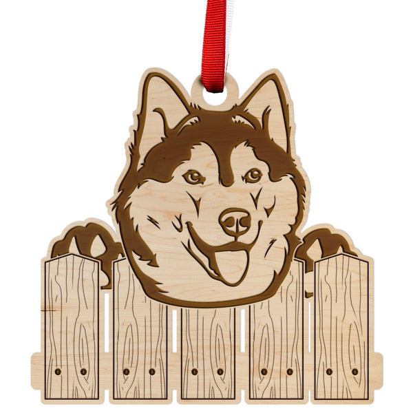 Dog Ornament Siberian Husky