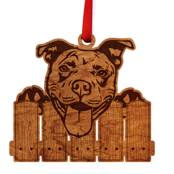 Dog Ornament Pit Bull