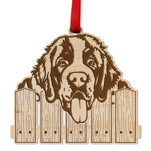 Dog Ornament Saint Bernard