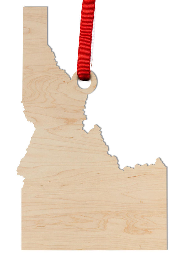 State Silhouette Ornament Idaho