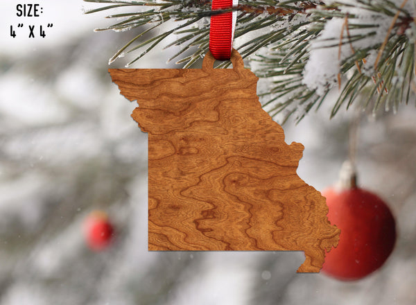 State Silhouette Ornament Missouri