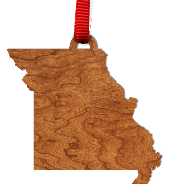 State Silhouette Ornament Missouri