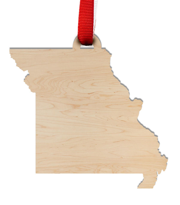 State Silhouette Ornament Missouri