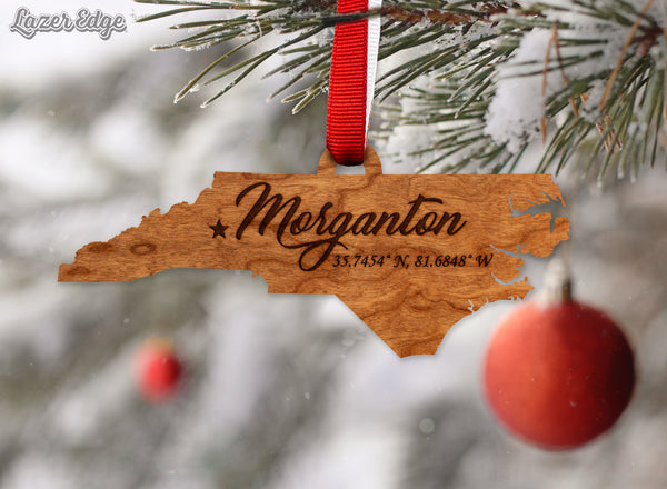 City/Hometown Ornament Morganton NC