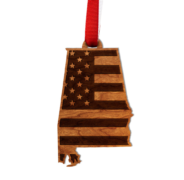 State Flag Ornament Alabama Flag