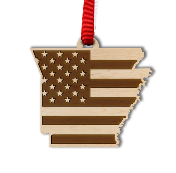 State Flag Ornament Arkansas Flag