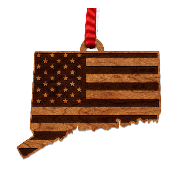 State Flag Ornament Connecticut Flag