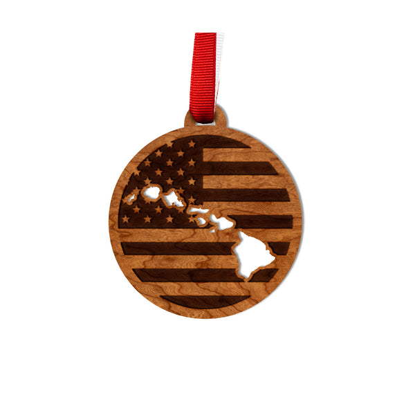 State Flag Ornament Hawaii Flag