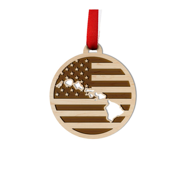 State Flag Ornament Hawaii Flag