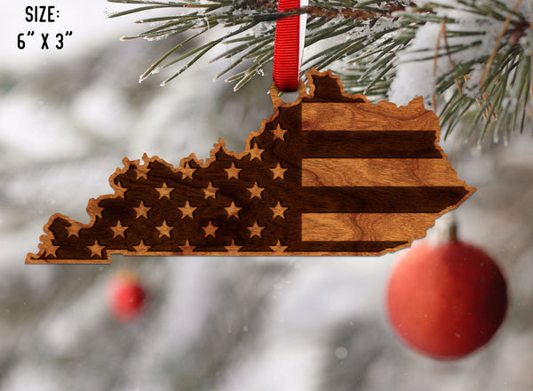 State Flag Ornament Kentucky Flag