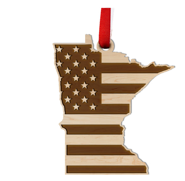 State Flag Ornament Minnesota Flag