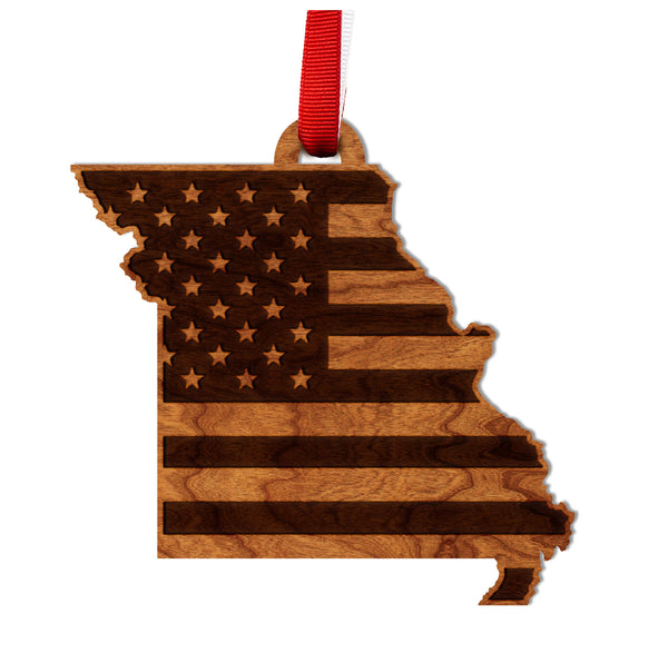 State Flag Ornament Missouri Flag