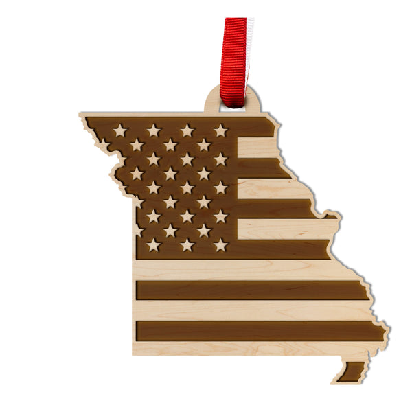 State Flag Ornament Missouri Flag