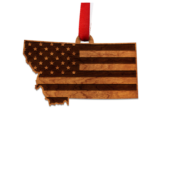 State Flag Ornament Montana Flag