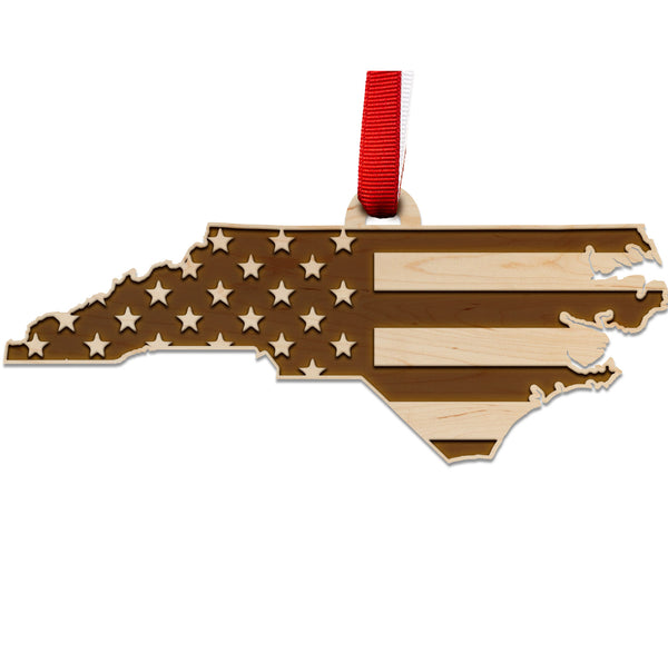 State Flag Ornament North Carolina Flag