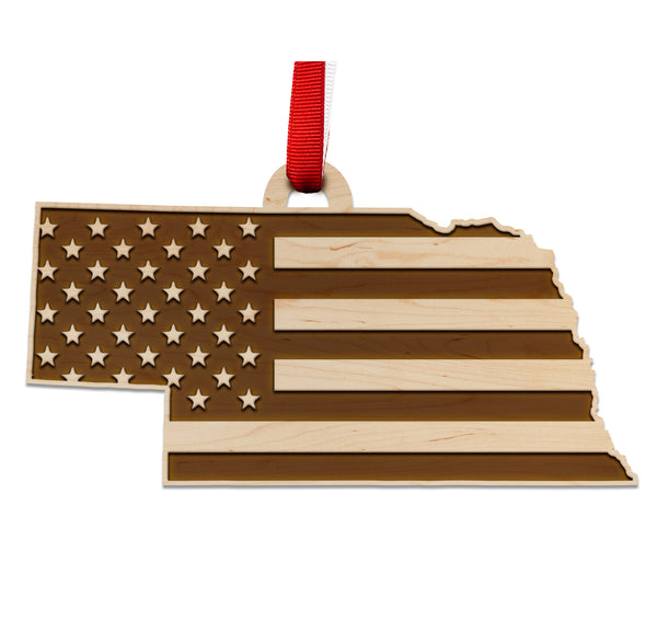 State Flag Ornament Nebraska Flag