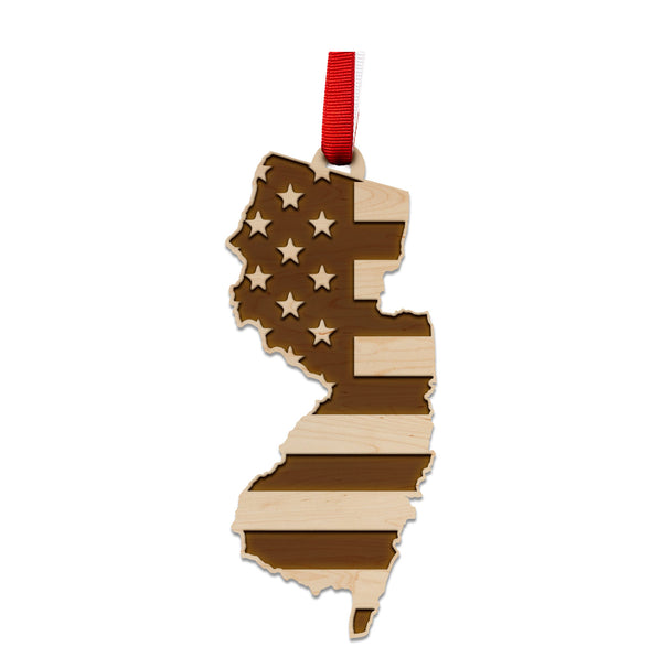 State Flag Ornament New Jersey Flag