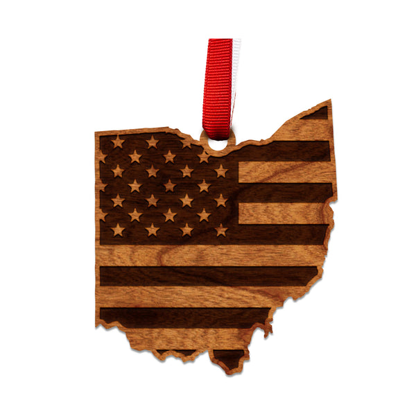 State Flag Ornament Ohio Flag