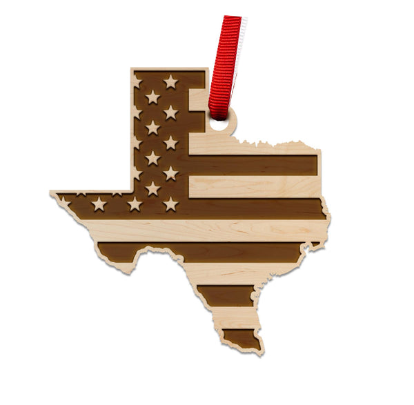 State Flag Ornament Texas Flag