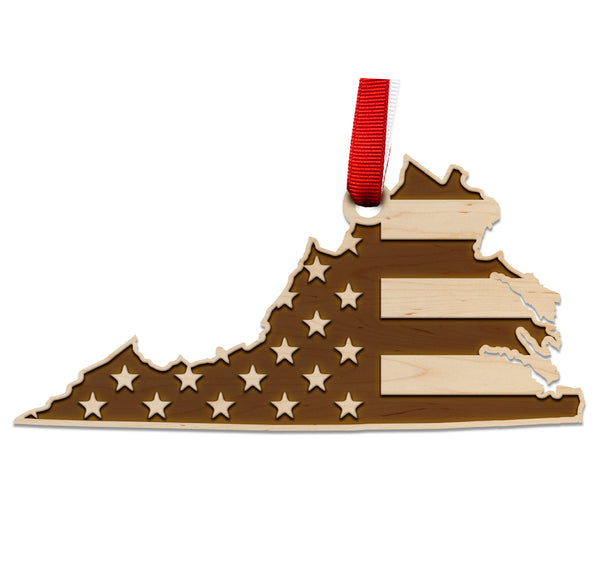 State Flag Ornament Virginia Flag