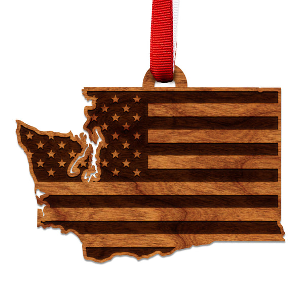 State Flag Ornament Washington Flag