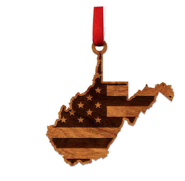 State Flag Ornament West Virginia Flag