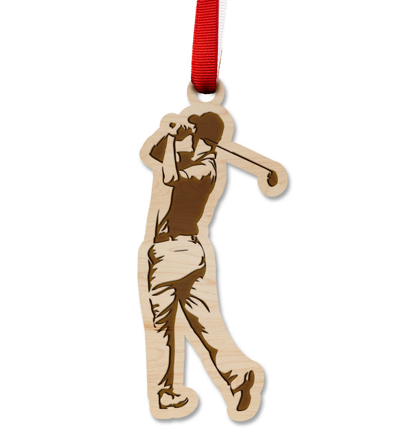 Golf Ornament Male Golfer