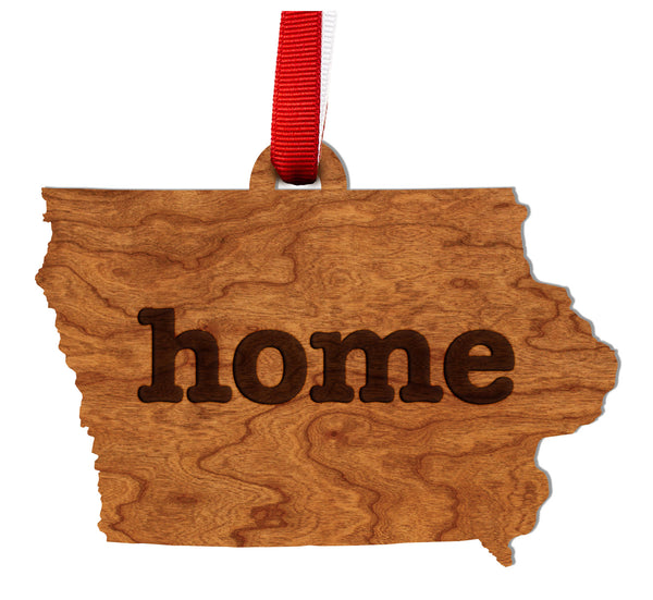 State Map Ornament Iowa