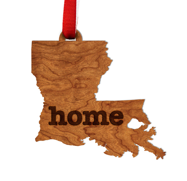 State Map Ornament Louisiana