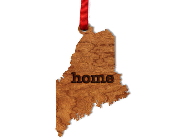 State Map Ornament Maine