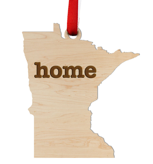 State Map Ornament Minnesota