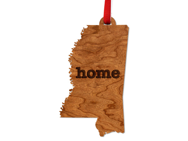 State Map Ornament Mississippi