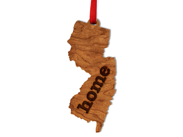 State Map Ornament New Jersey