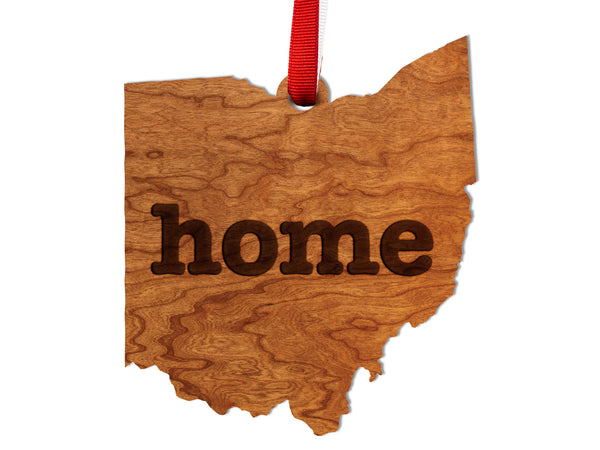 State Map Ornament Ohio